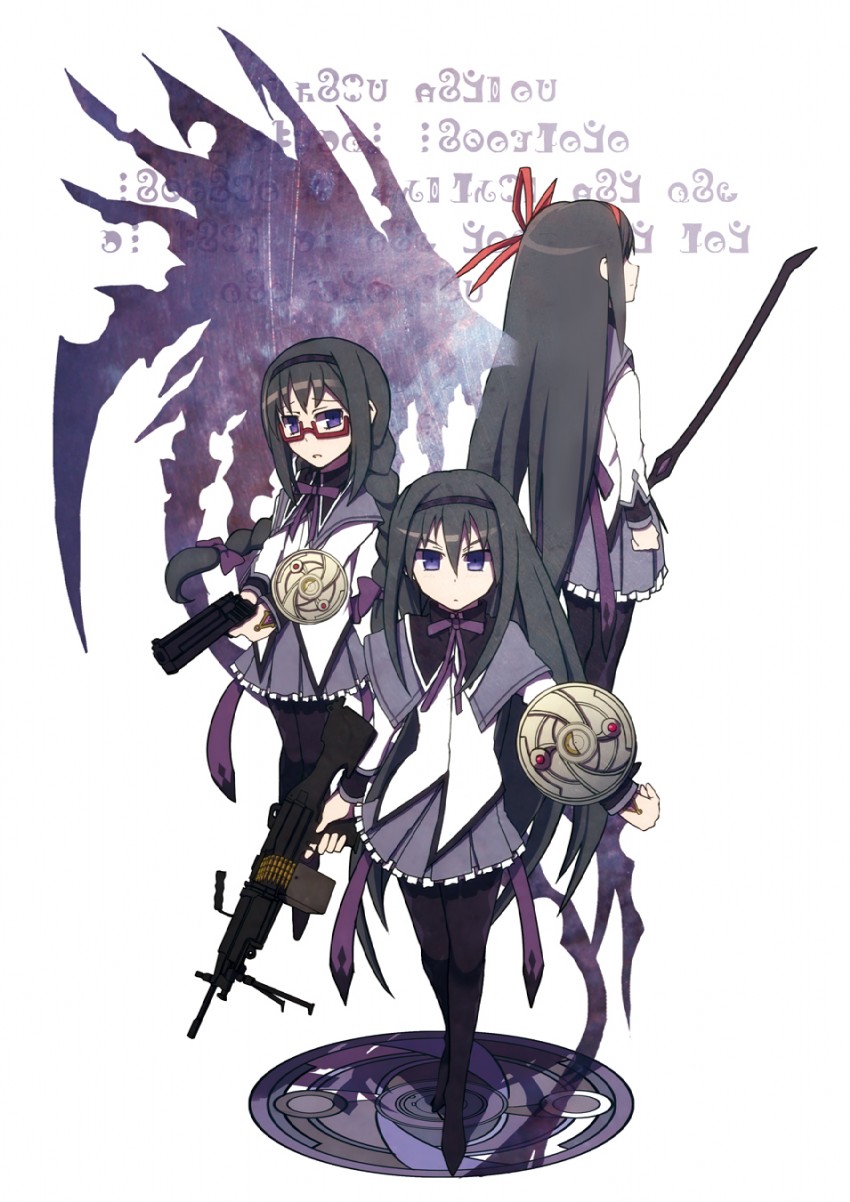 akemi homura (mahou shoujo madoka magica) drawn by aroha_j