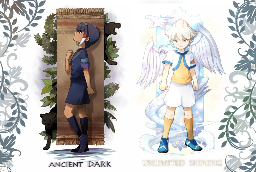 hakuryuu and shuu (inazuma eleven and 1 more) drawn by mizuhara_aki