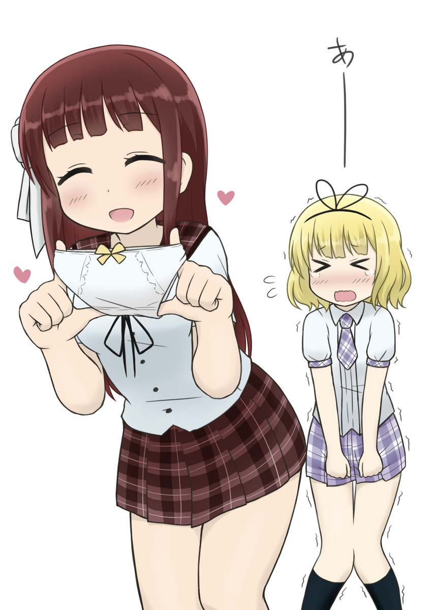 kirima syaro and ujimatsu chiya (gochuumon wa usagi desu ka?) drawn by karigane_yuuma