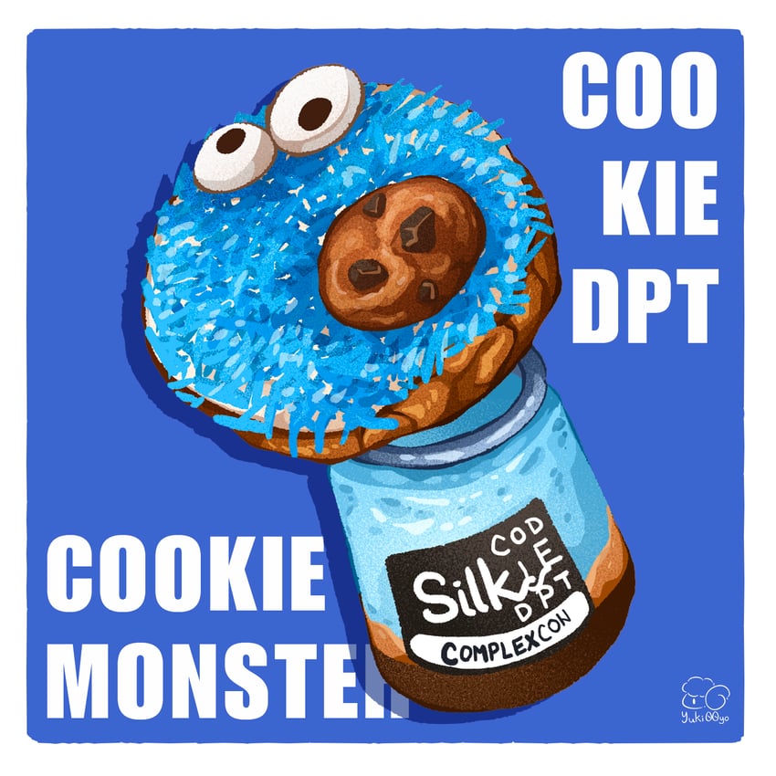 cookie monster (original and 1 more) drawn by yuki00yo