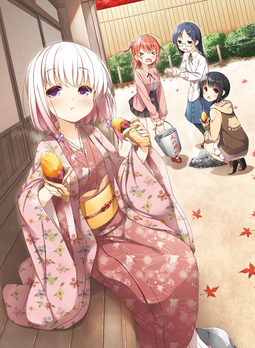 matsuri, koharu, anzu, and meme (original) drawn by yume_no_owari