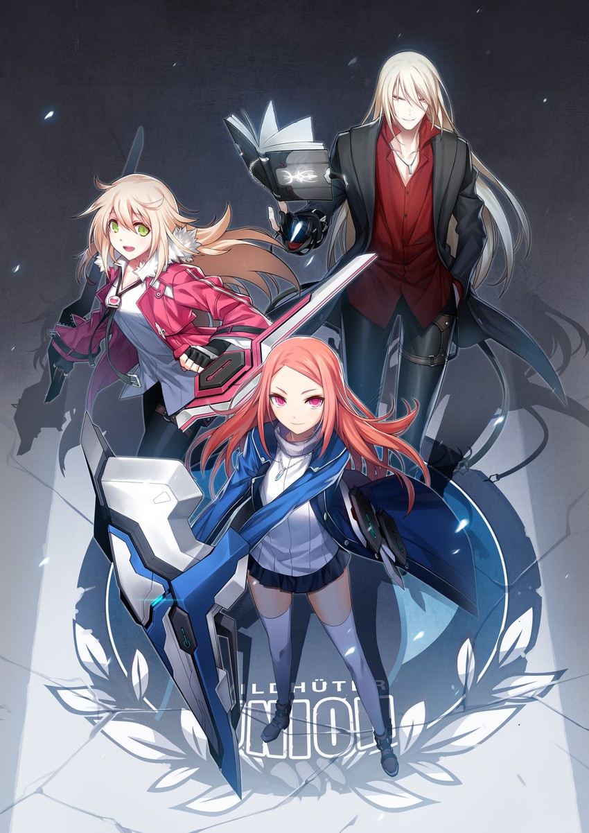 luna aegis, soma, and wolfgang schneider (closers) drawn by octoman