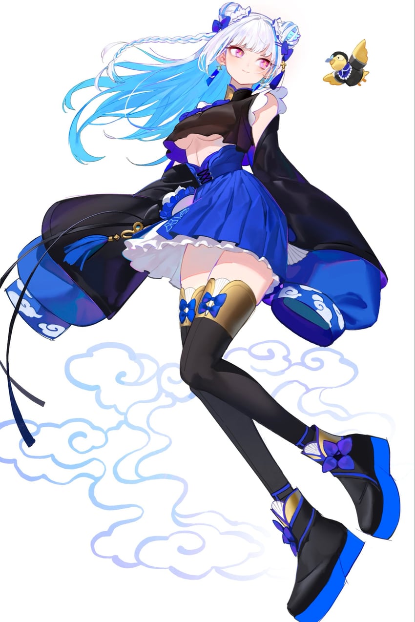 lize helesta and sebastian piyodore (nijisanji) drawn by kamitoge_supino