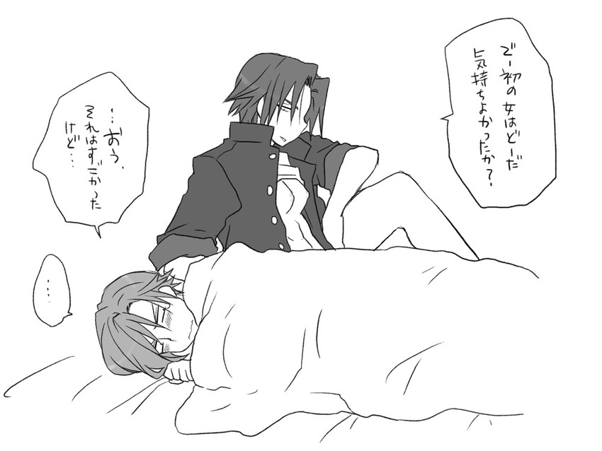 igarashi kyou and hasumi souji (seitenkango. shinyuu to) drawn by eroe