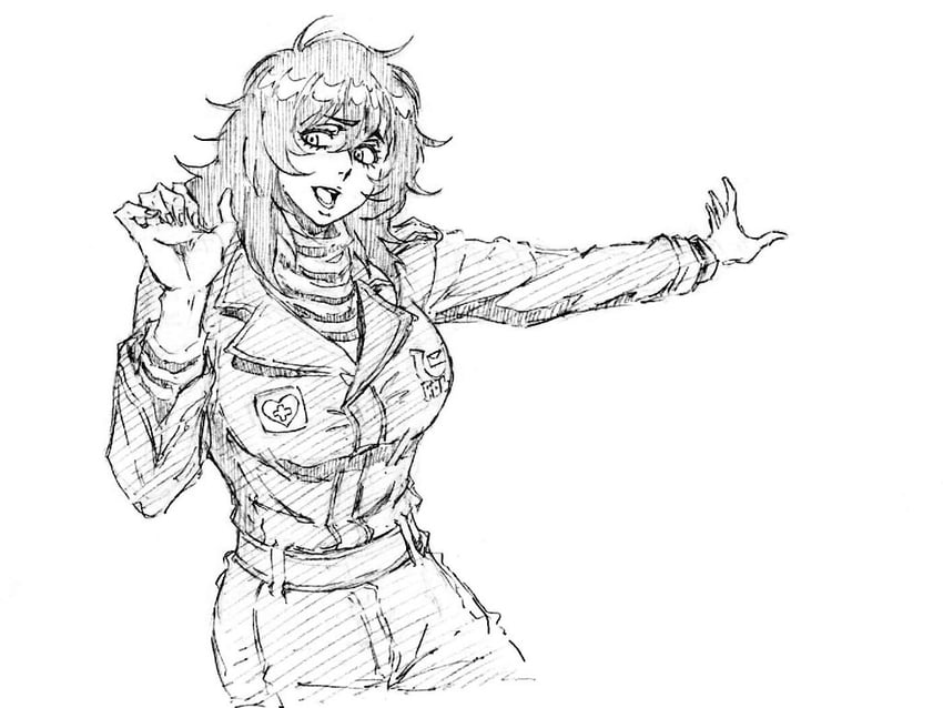 anya (oshi no ko and 1 more) drawn by rakusakugk
