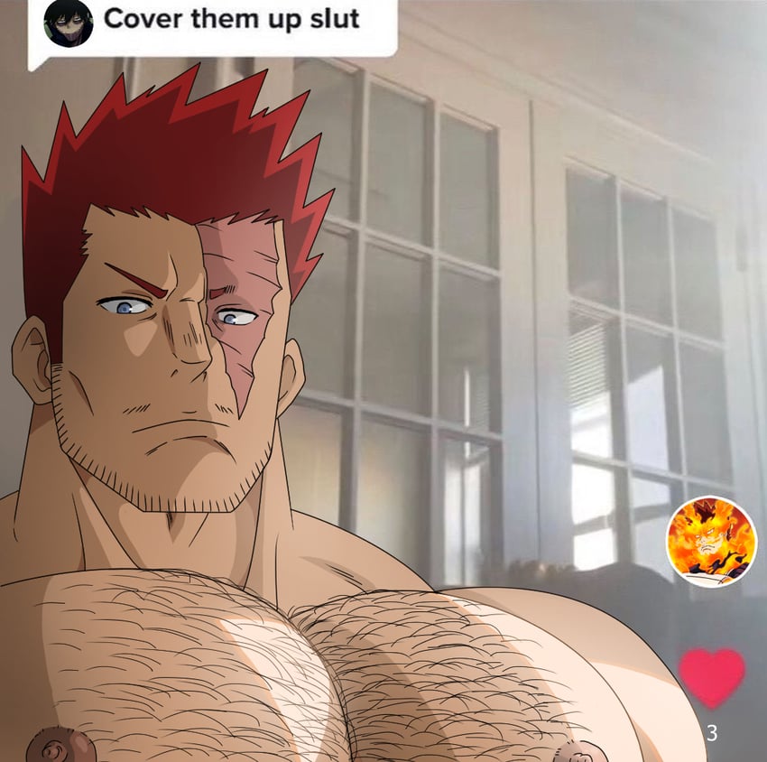 endeavor and dabi (boku no hero academia and 1 more) drawn by dekyro