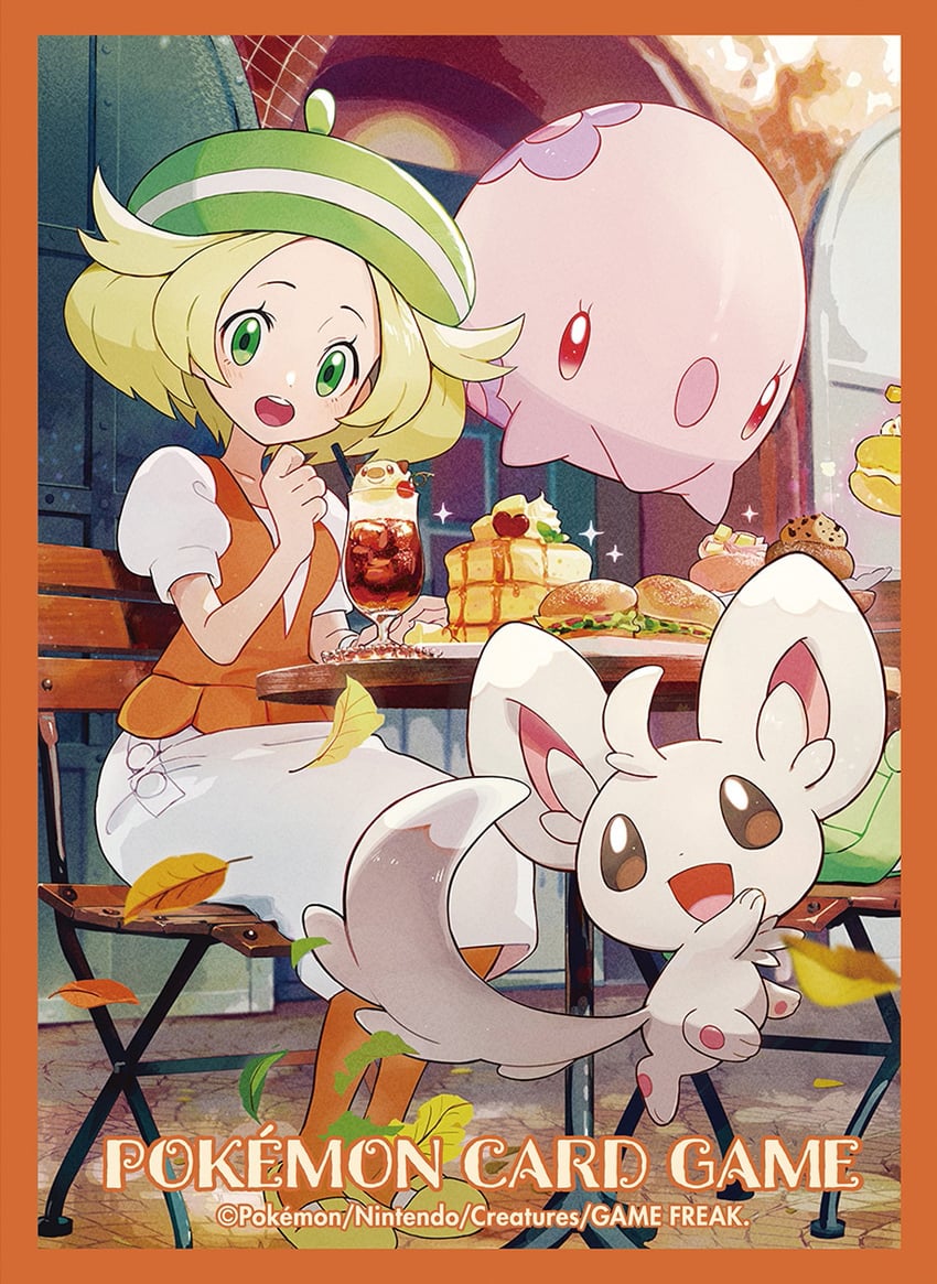 oshawott, bianca, minccino, and munna (pokemon and 2 more)
