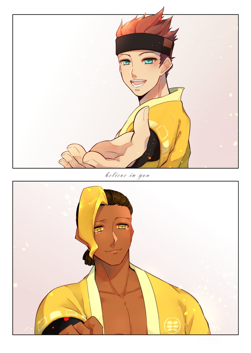 ring fit trainee and abdonis (ring fit adventure) drawn by touu_yaiba