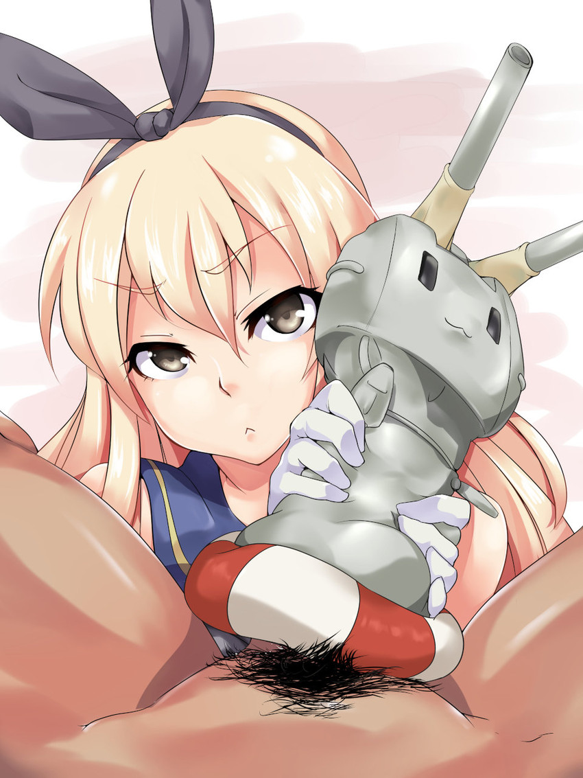 shimakaze and rensouhou-chan (kantai collection) drawn by inuwi_(yokose_y)