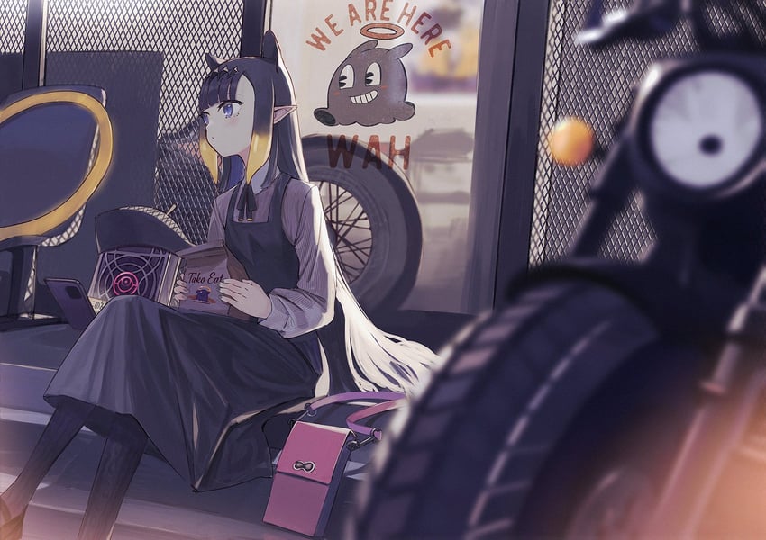 ninomae ina'nis, takodachi, and ao-chan (hololive and 2 more) drawn by ranyu