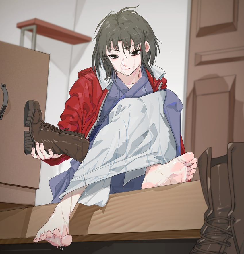 ryougi shiki (kara no kyoukai) drawn by er_ling_balu
