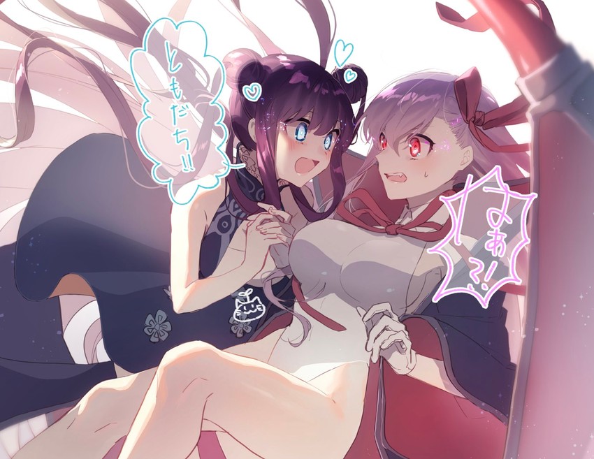 bb and yang guifei (fate and 1 more) drawn by tsuyukusa_(eeta7273)