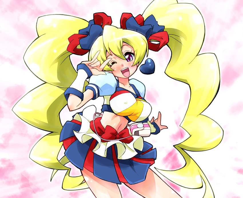 momozono love, cure peach, and cure honey (precure and 2 more) drawn by ryuuta_(cure_ryuuta)