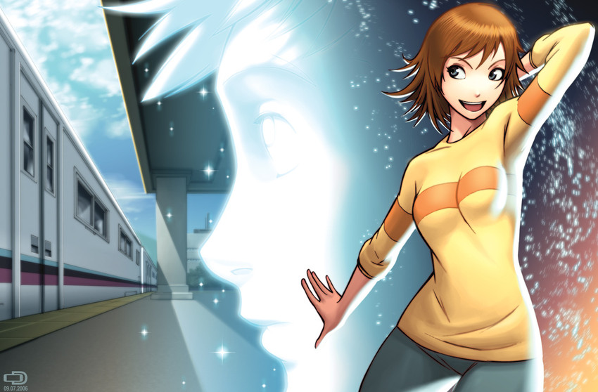 iris and colby reynolds (makeshift miracle) drawn by omar_dogan and udon_entertainment