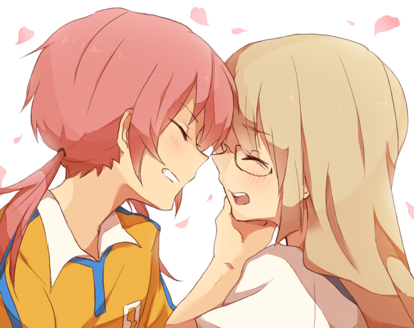 kirino ranmaru and jeanne d'arc (inazuma eleven and 2 more) drawn by ruhuruhuruhuhu