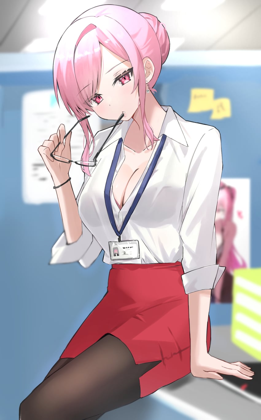 mori calliope (hololive and 1 more) drawn by channyy19