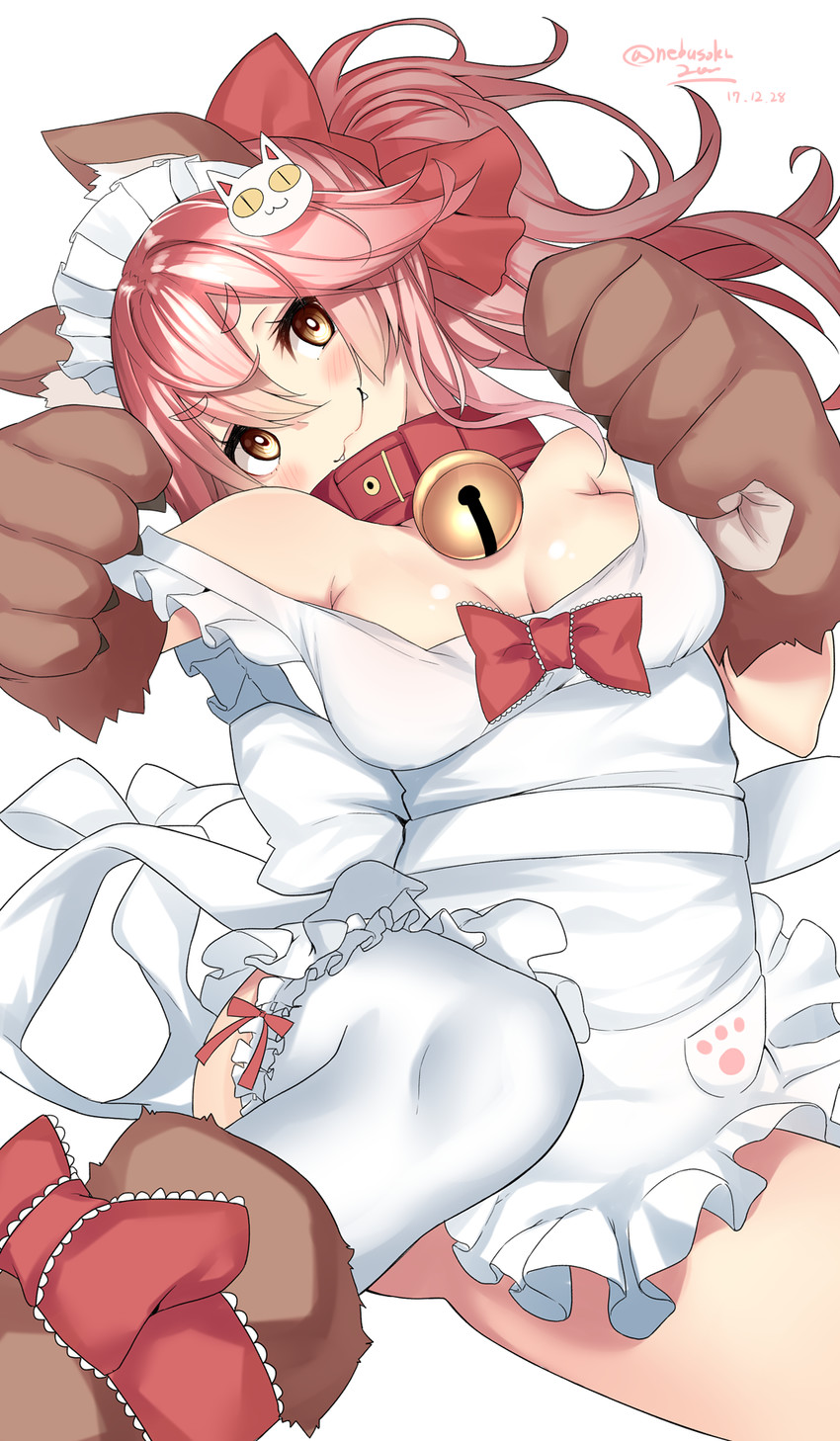 tamamo and tamamo cat (fate and 1 more) drawn by nebusoku