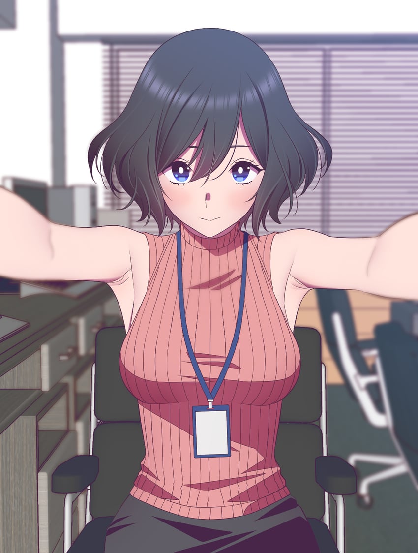 akagi naoka (akagi-san who always smells good) drawn by andrian_januar_adilia