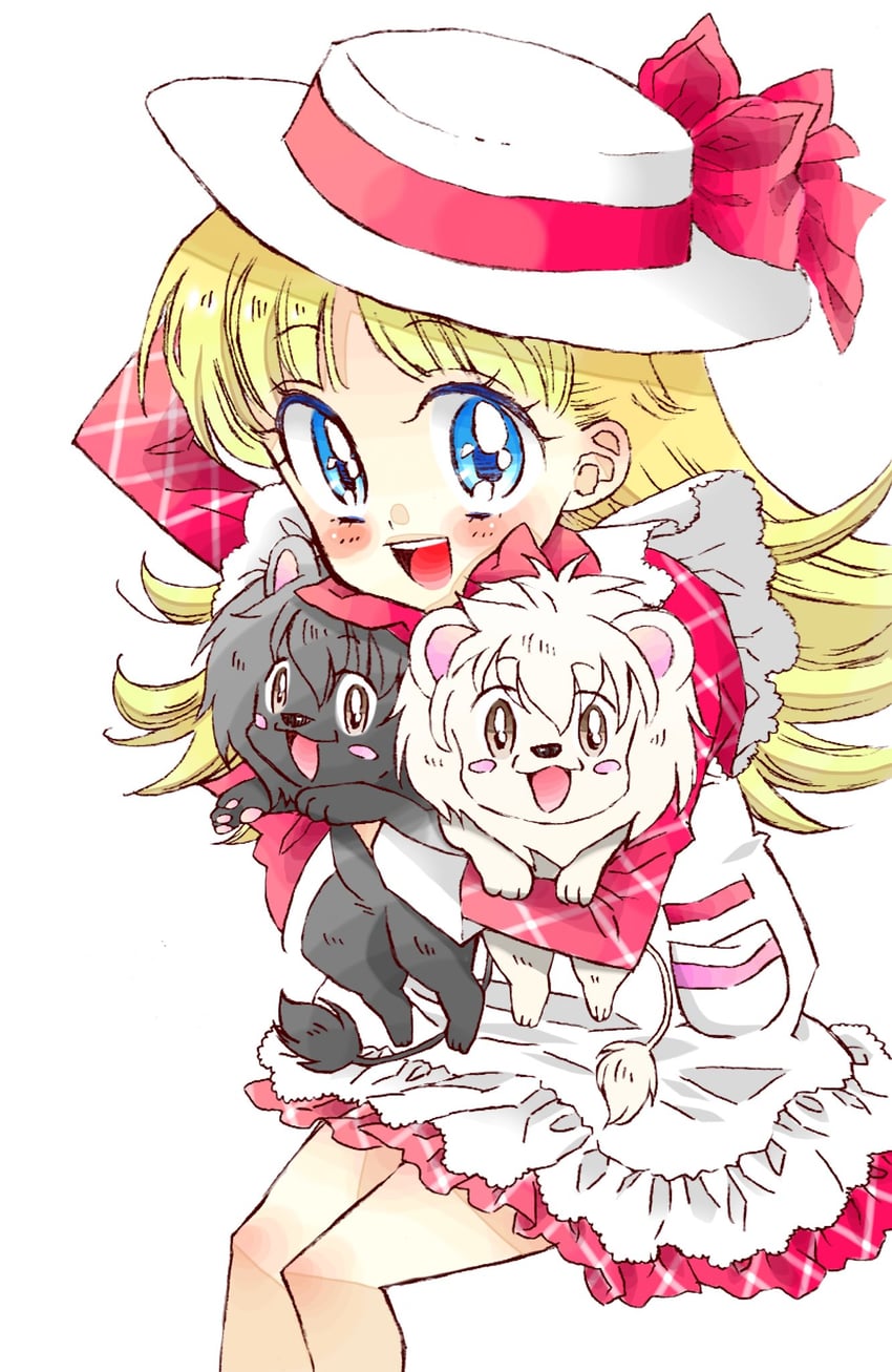 nadja applefield, cream, and chocolat (ashita no nadja) drawn by 63snrk