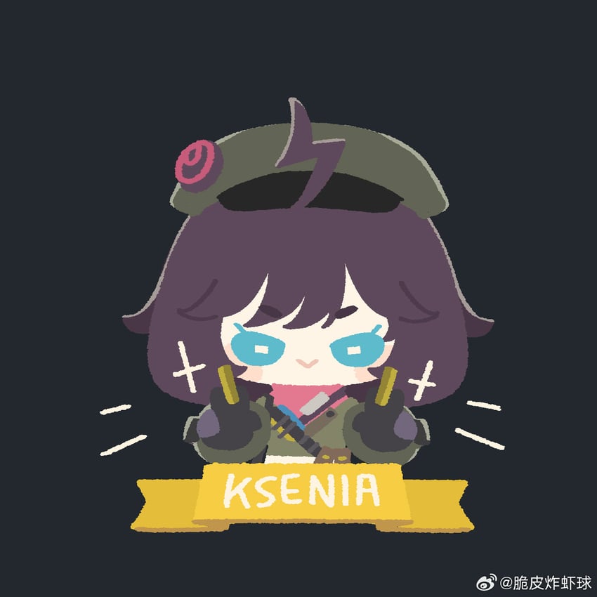 stechkin and ksenia (girls' frontline and 1 more) drawn by cui_pi_zha_xia_qiu