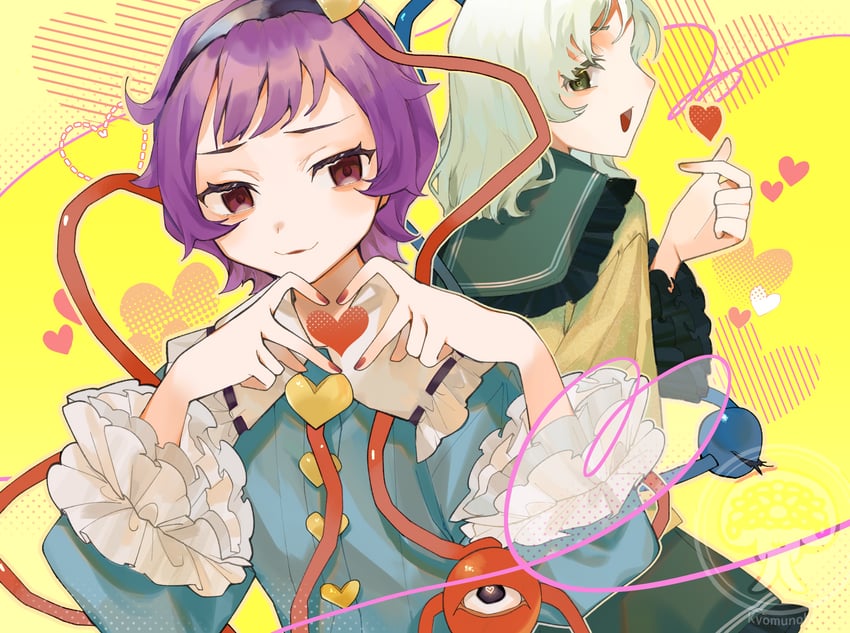 komeiji koishi and komeiji satori (touhou) drawn by kyomunohi