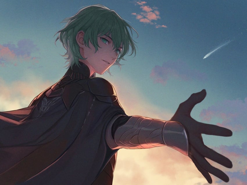 male byleth (fire emblem and 1 more) drawn by wrainbow13