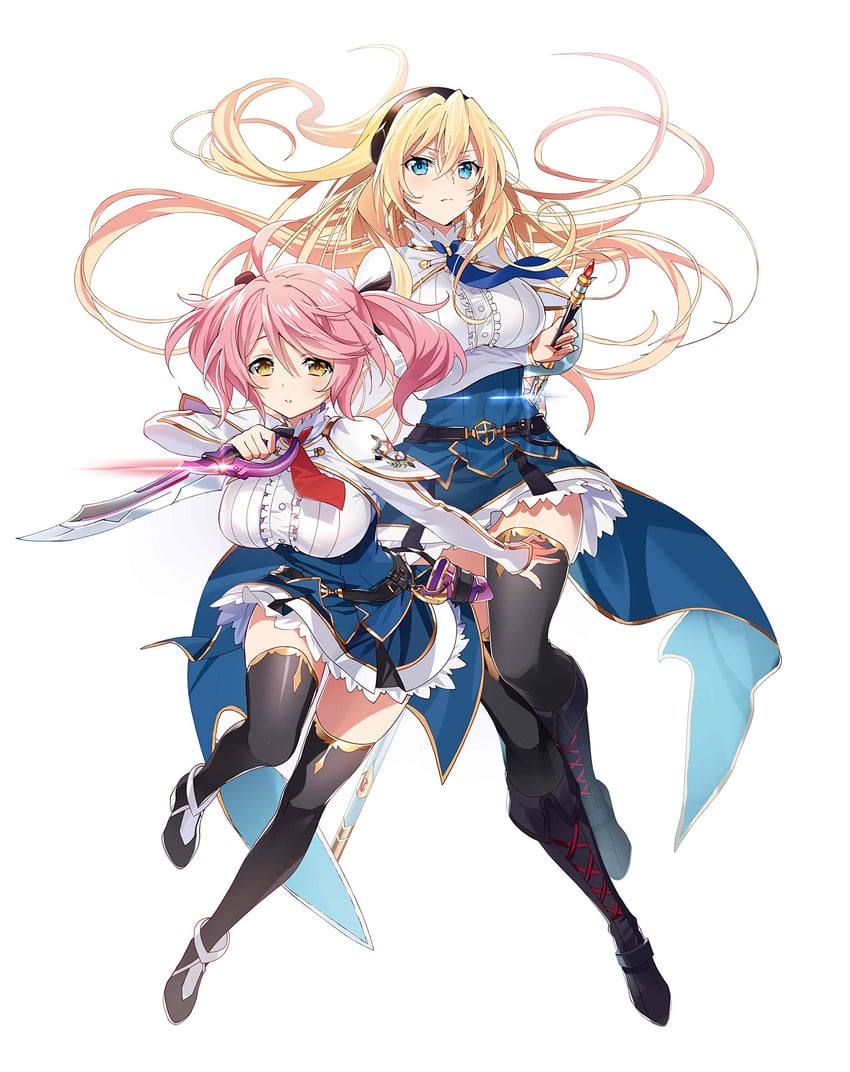 philuffy aingram and celistia ralgris (saijaku muhai no bahamut) drawn by murakami_yuichi