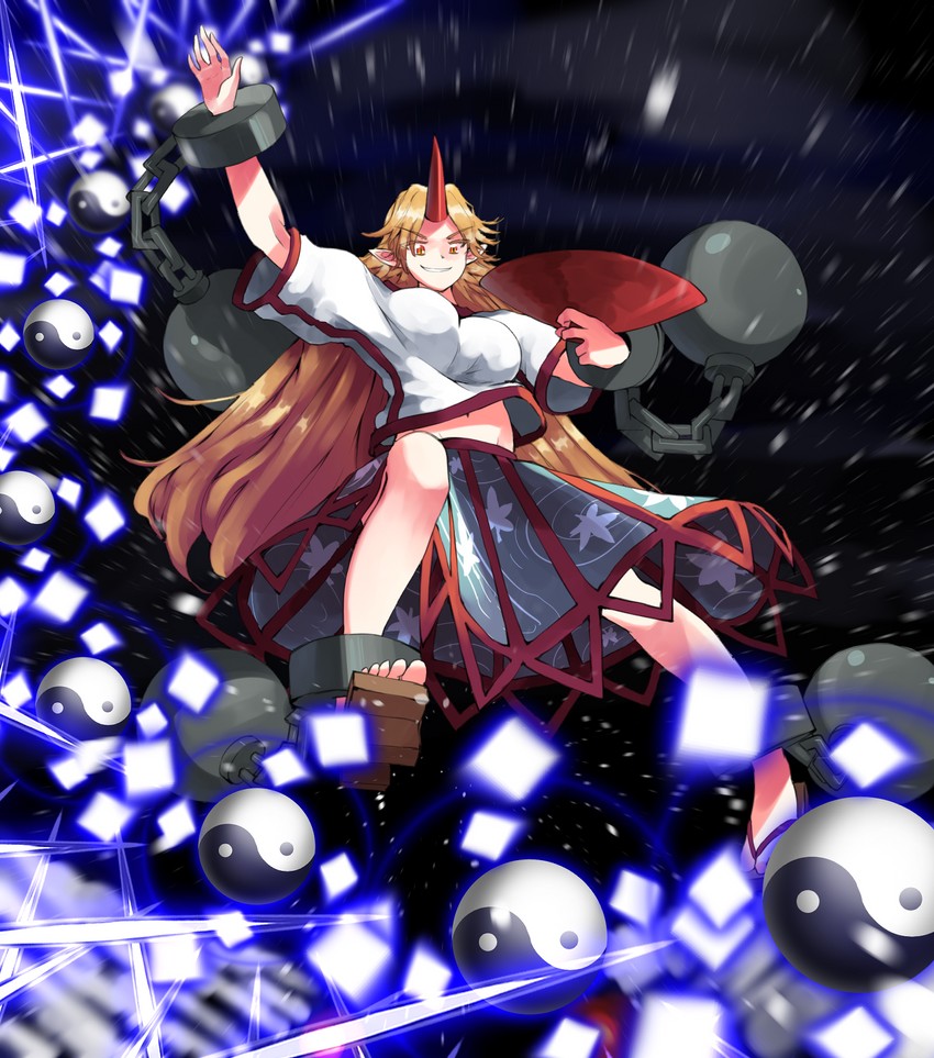 hoshiguma yuugi (touhou and 1 more) drawn by sunnysideup