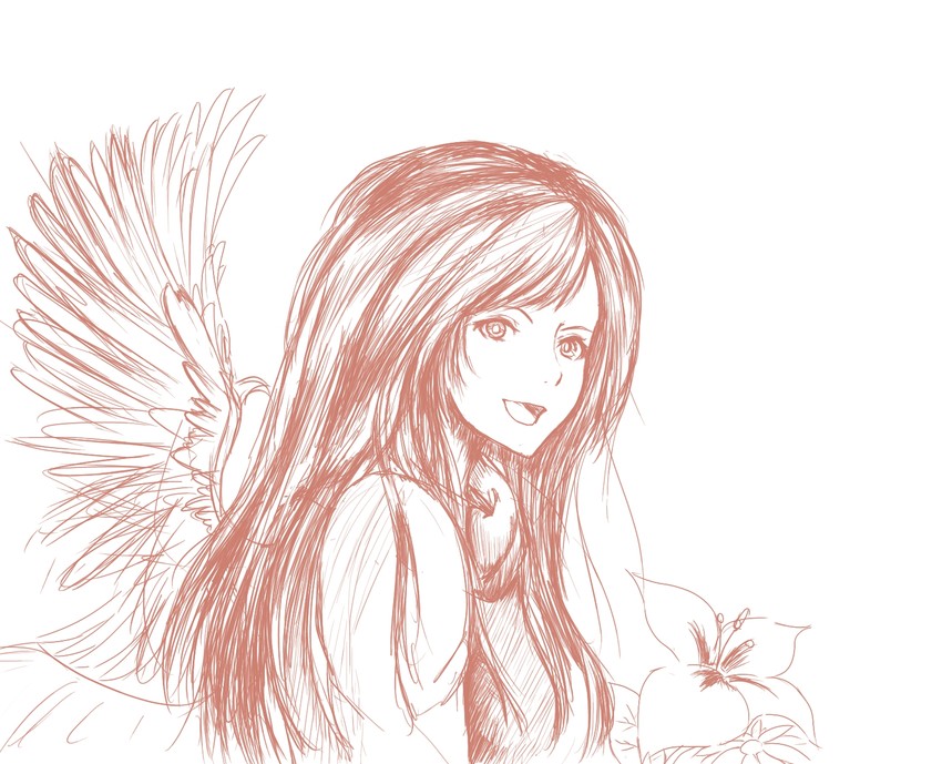 sariel (touhou) drawn by yoni.