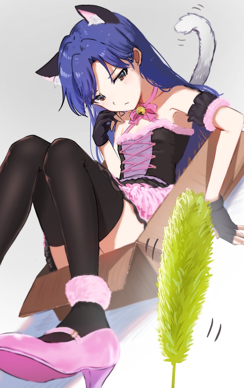 kisaragi chihaya (idolmaster and 2 more) drawn by miyagi