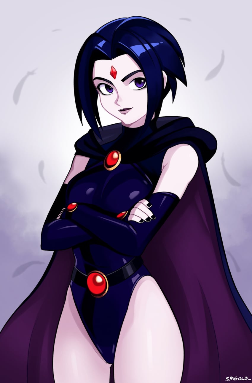 raven (dc comics and 2 more) drawn by smgold