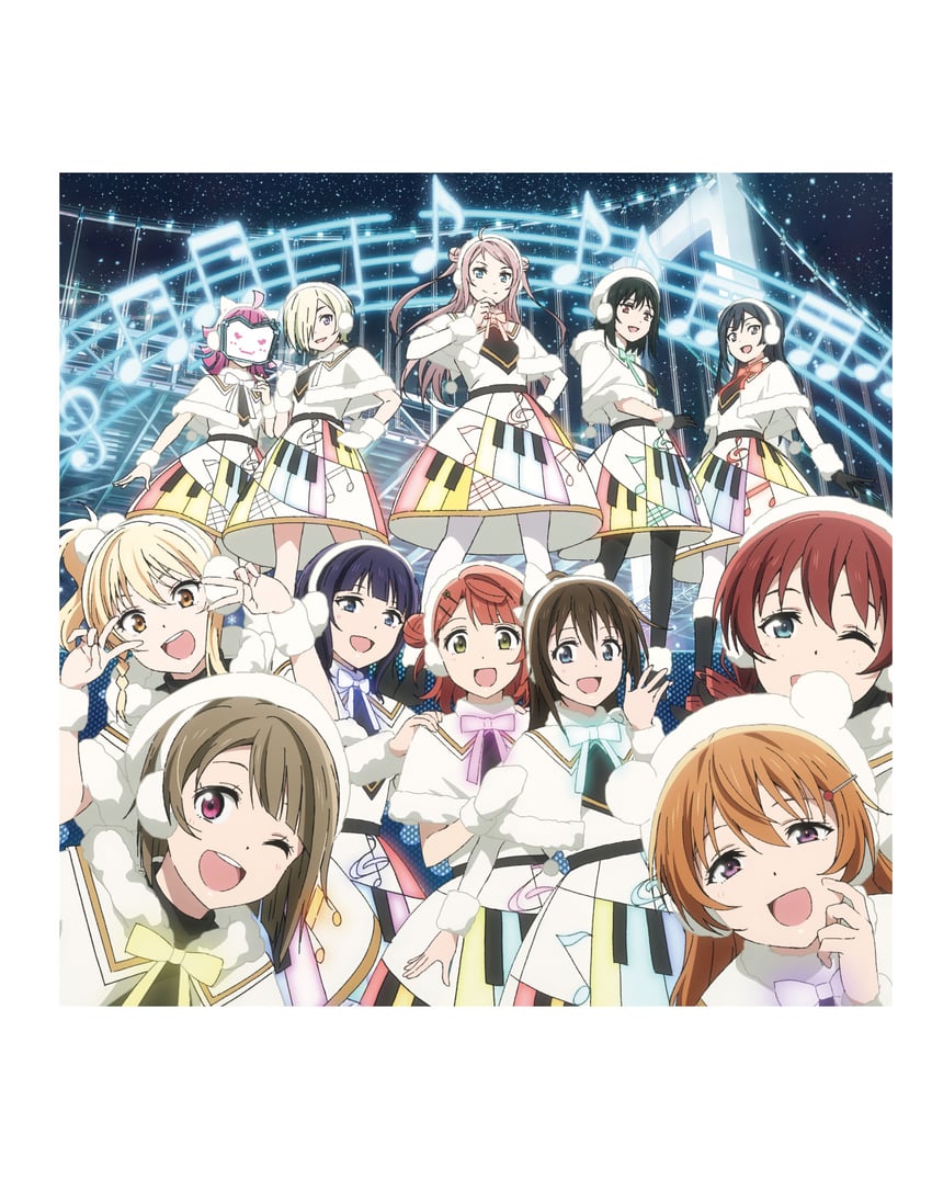 yuki setsuna, uehara ayumu, osaka shizuku, tennoji rina, nakasu kasumi, and 7 more (love live! and 1 more) drawn by yokota_takumi