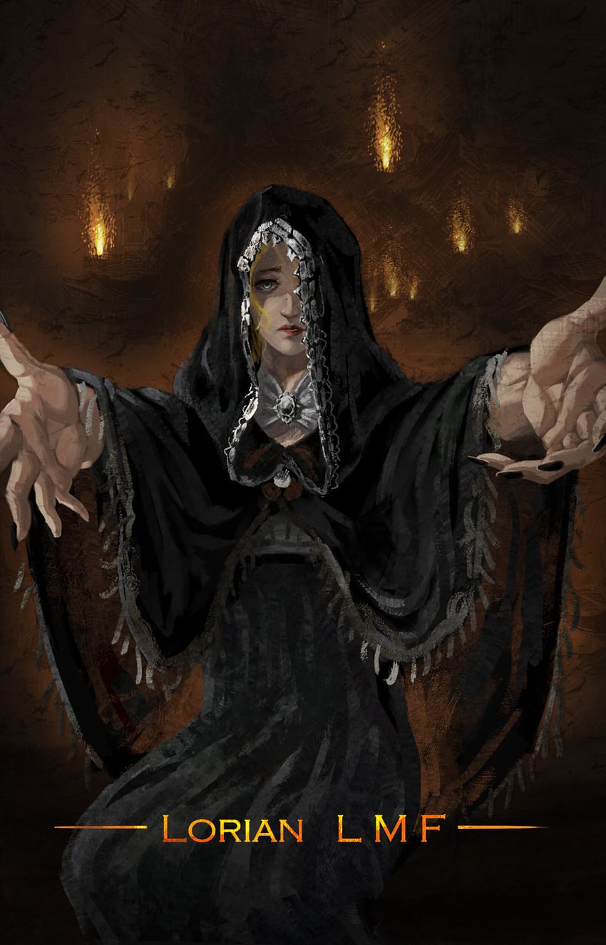 fia the deathbed companion (elden ring) drawn by lorianlmf