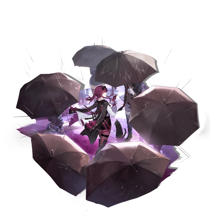 firefly, kafka, silver wolf, and blade (honkai and 1 more)