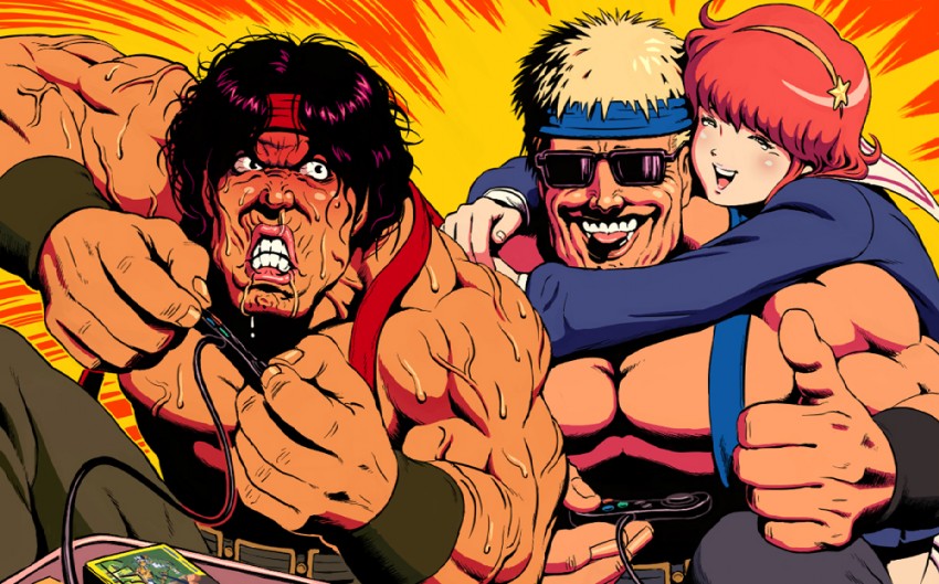 asamiya athena, ralf jones, and clark still (the king of fighters and 3 more) drawn by sakkan