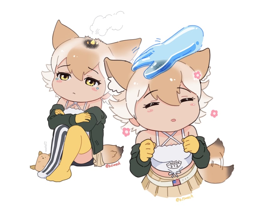 coyote (kemono friends and 1 more) drawn by beleven