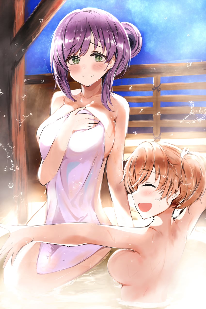 hinoshita kaho and otomune kozue (love live! and 1 more) drawn by syoma_(1026syoma)