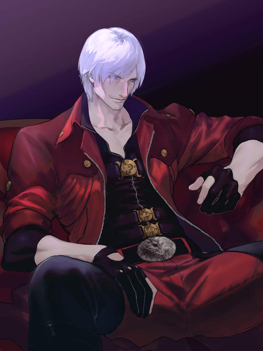dante (devil may cry and 1 more) drawn by nobou_(32306136)