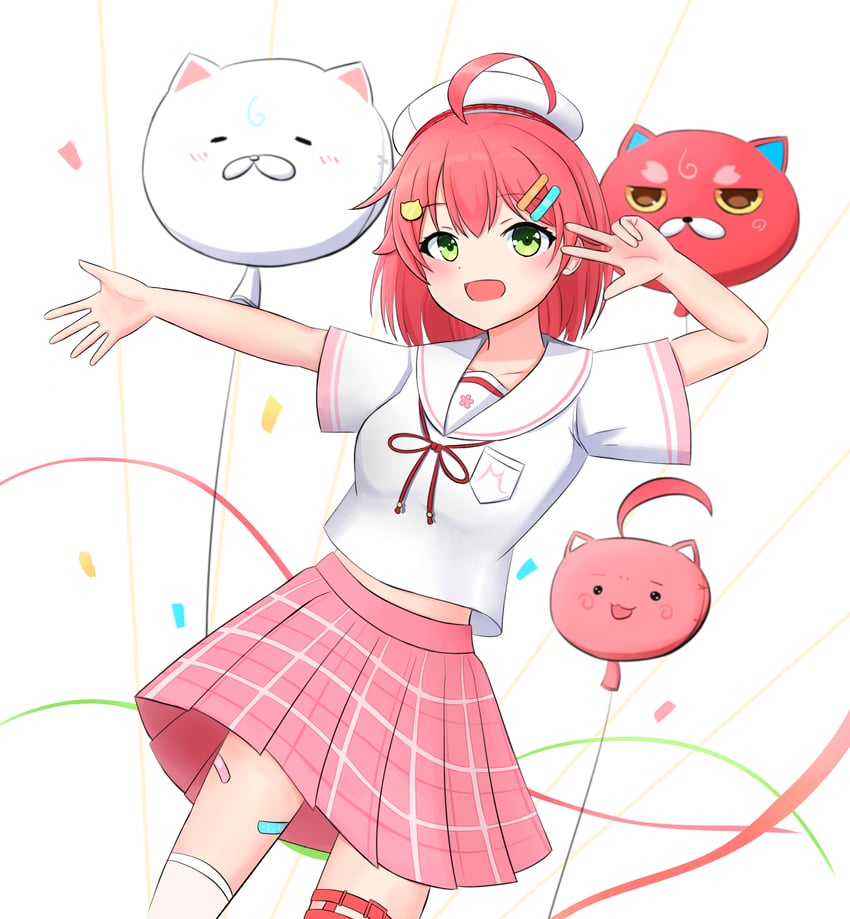 sakura miko, 35p, kintoki, and maguchi (hololive) drawn by ancha_(itea111)