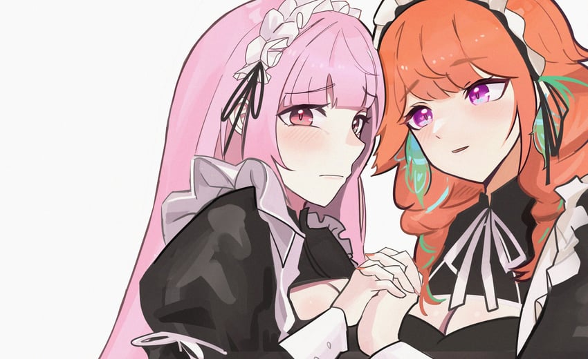 mori calliope and takanashi kiara (hololive and 1 more) drawn by wcscute