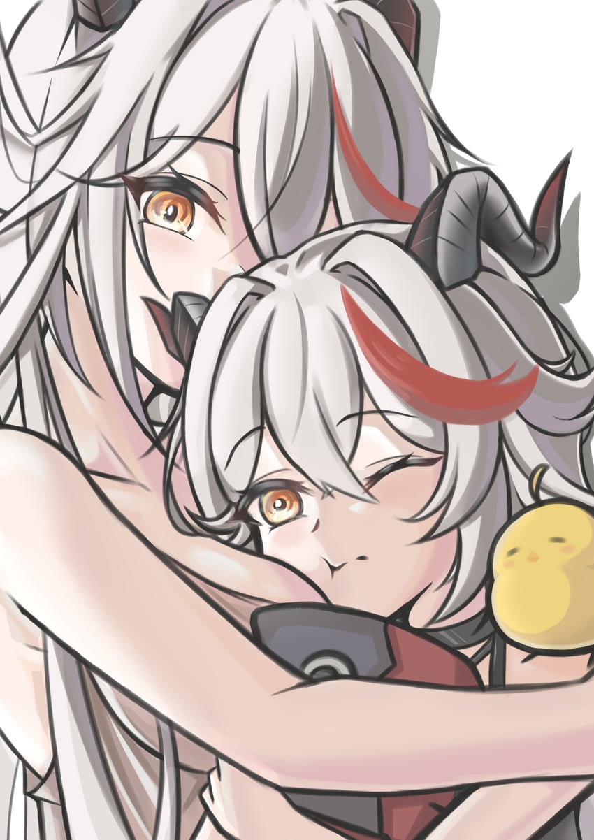manjuu, aegir, and little aegir (azur lane) drawn by a.i.n
