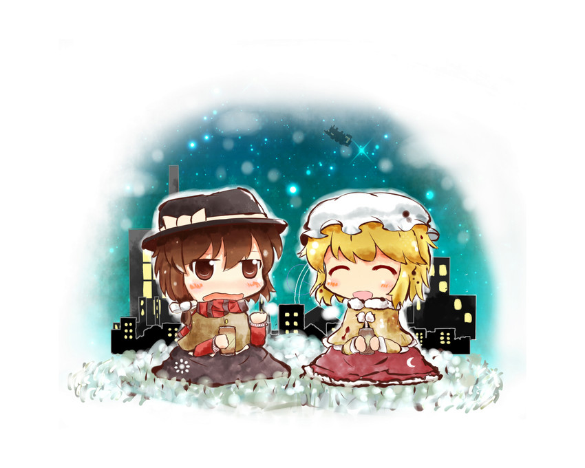 usami renko and maribel hearn (touhou) drawn by gasuto_(kamikami)