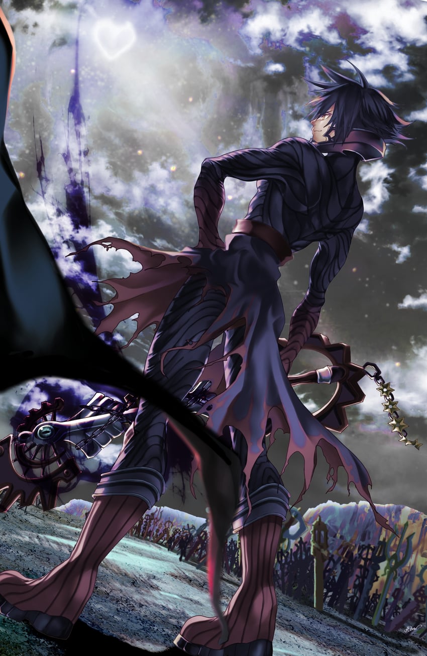 vanitas (kingdom hearts and 1 more) drawn by crow_illust