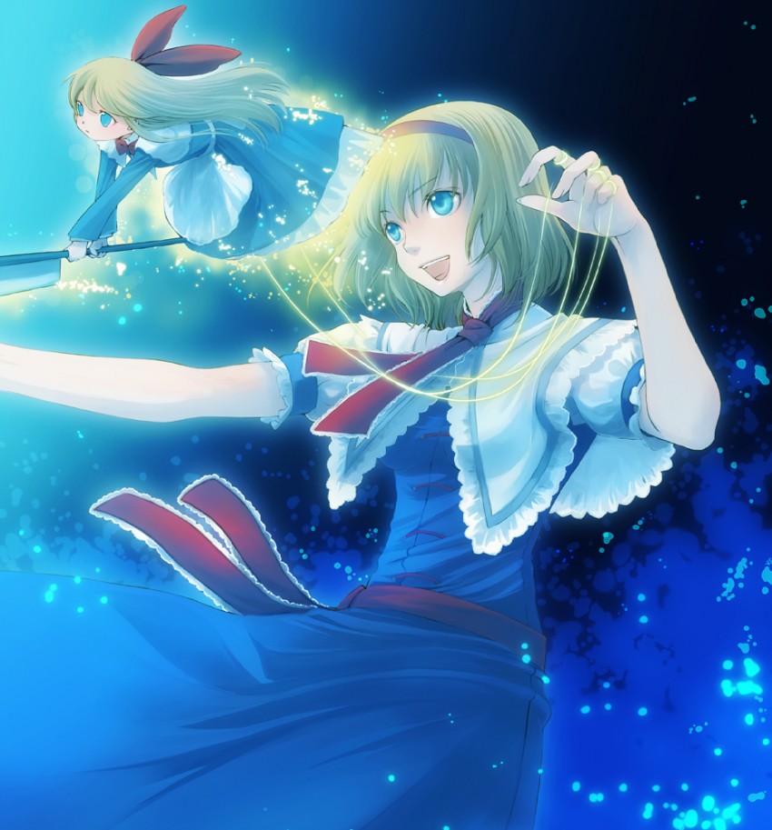 alice margatroid and shanghai doll (touhou) drawn by takatsuki_kahiro