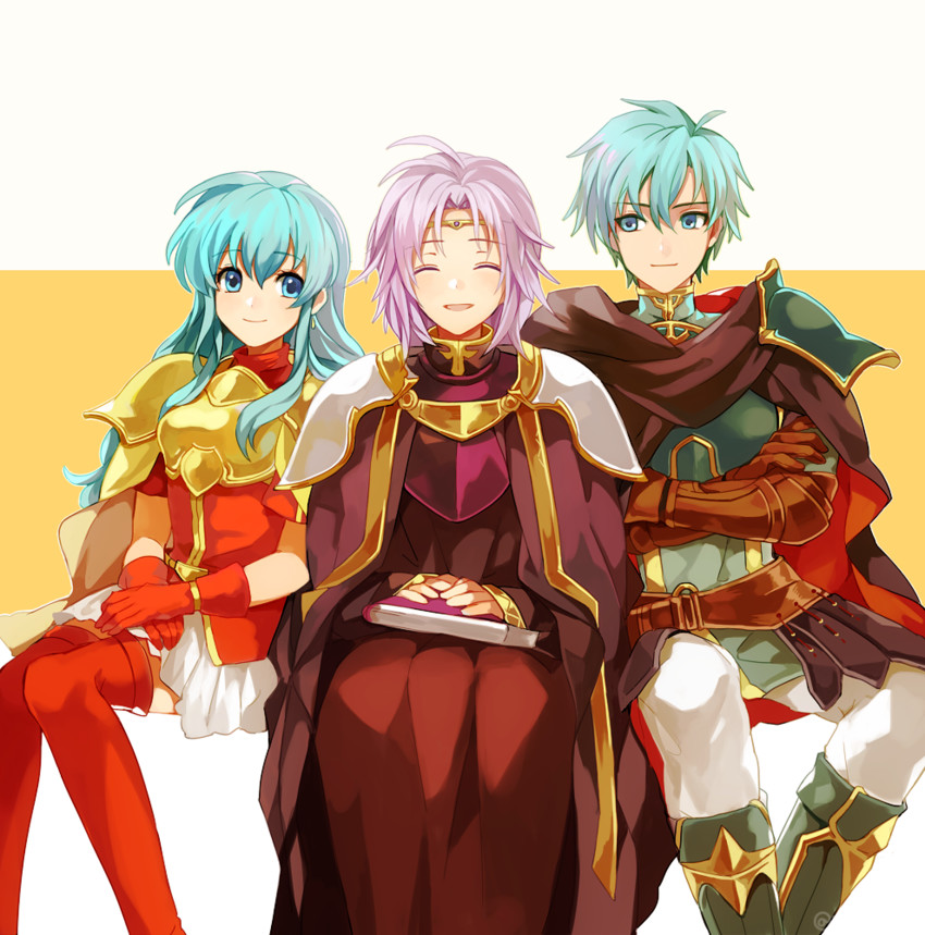 eirika, ephraim, and lyon (fire emblem and 1 more) drawn by nana_(nanalog76)