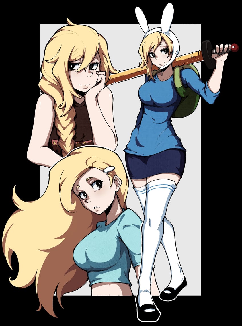 fionna the human girl (adventure time) drawn by kekel