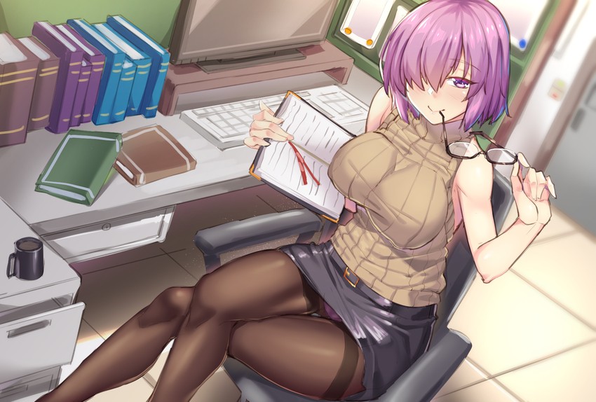 mash kyrielight (fate and 1 more) drawn by shirokuma_a