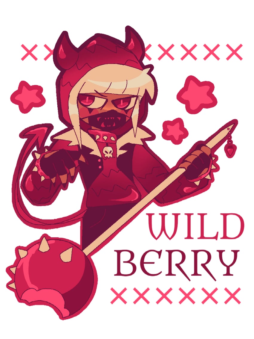 wild strawberry cookie (cookie run and 1 more) drawn by mixtercandy