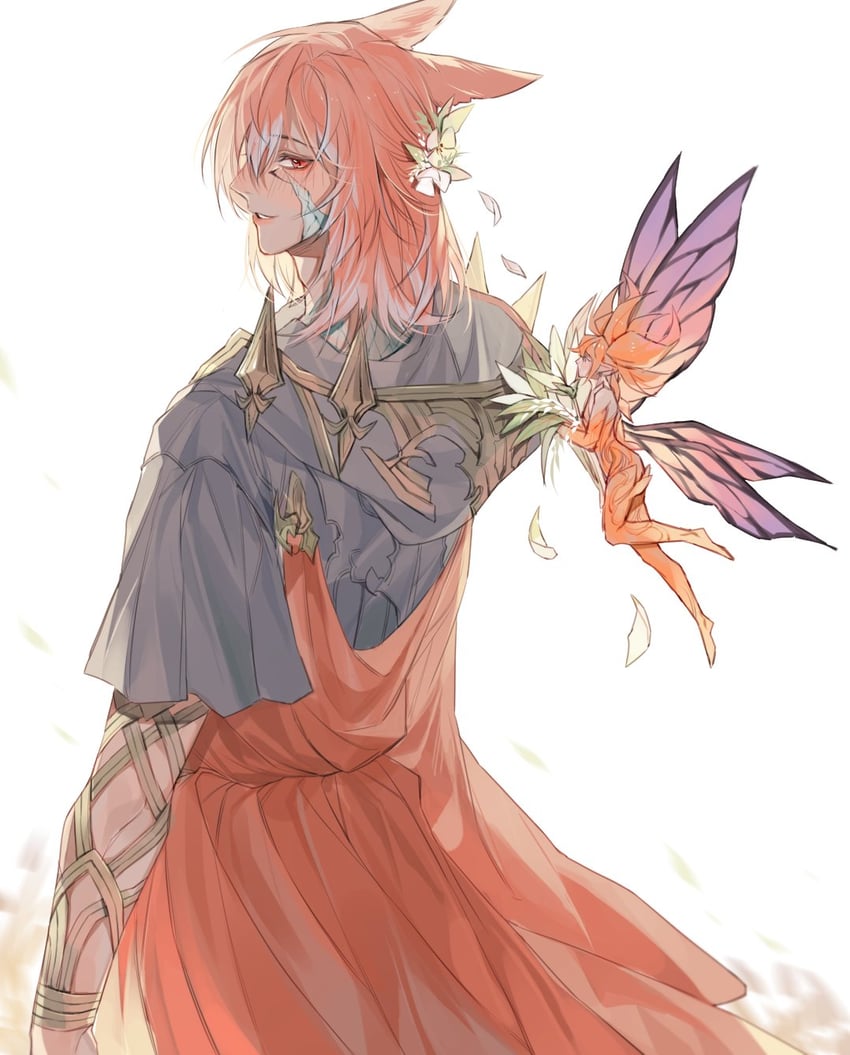 g'raha tia, crystal exarch, and feo ul (final fantasy and 1 more) drawn by tladpwl03