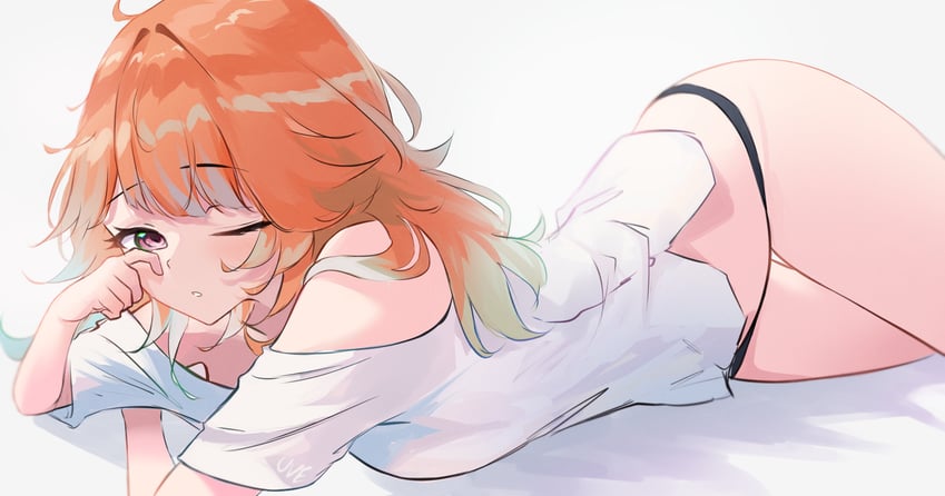 takanashi kiara (hololive and 1 more) drawn by uve
